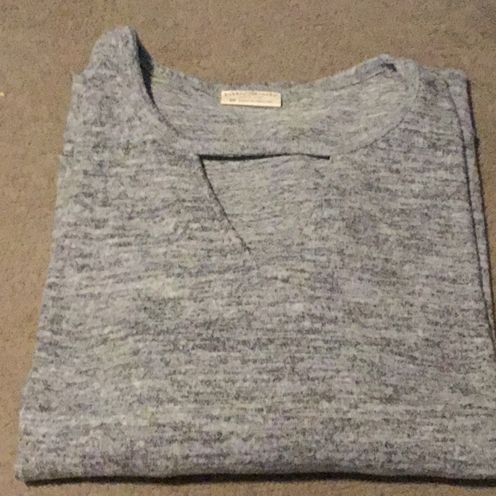 Gray sweater